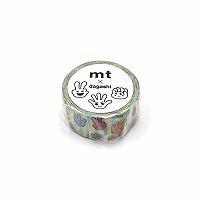 #カモ井 マスキングテープ mt×駄菓子 杉本屋製菓 まけんグミ 15mm×3m  MTDAGA023