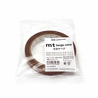 #カモ井 マスキングテープ mt large core 15mm×30m チョコレート MT01L045