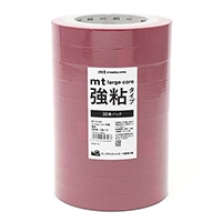 #カモ井加工紙(国内販売のみ） 梱包用品 mt･LargeCore強粘和紙  封緘用･30m×10巻 臙脂･10P MT10L058