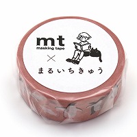 #カモ井(国内販売のみ） マスキングテープ まるいちきゅう アデリーペンギン 15mm×7m  MTMARU09