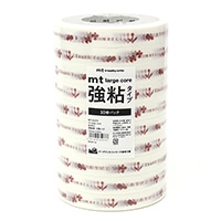 #カモ井加工紙(国内販売のみ） 梱包用品 mt･LargeCore強粘 封緘用･25m ありがとう･10P MT10L070