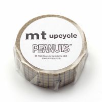 #紀寺商事(国内販売のみ） マスキングテープ mt・upcycle 5m巻 スヌーピーとチェック MTPNUT15