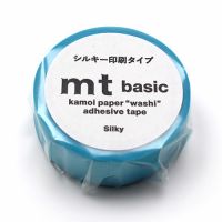 #紀寺商事(国内販売のみ） マスキングテープ マステシルキー 5m巻 ライトブルー MT01P598