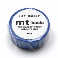 #紀寺商事(国内販売のみ） マスキングテープ マステシルキー 5m巻 ブルー MT01P599