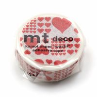 #紀寺商事(国内販売のみ） マスキングテープ マスキングテープ 5m巻 ハートレッド MT01D607
