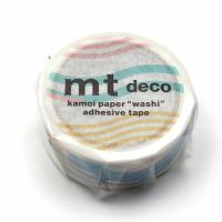 #紀寺商事(国内販売のみ） マスキングテープ マスキングテープ 5m巻 うねうねパステル MT01D609