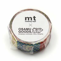 #紀寺商事(国内販売のみ） マスキングテープ OSAMU GOODS 5m巻 キャラクター MTOSAM02