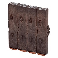 #シャチハタ 印章用品 連結数字スタンプフレームA 追加用4本セット 1 GRJ-1FAE4S-1