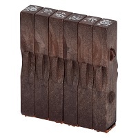 #シャチハタ 印章用品 連結数字スタンプフレームB 追加用6本セット  GRJ-1FBE6S