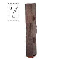 #シャチハタ 印章用品 連結数字スタンプ月日A  7 GRJ-1DA-T7