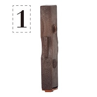 #シャチハタ 印章用品 連結数字スタンプ月日B  1 GRJ-1DB-T1