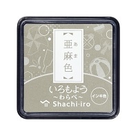 #シャチハタ 印章用品 いろもようわらべ  亜麻色 HAC-S1-PGR