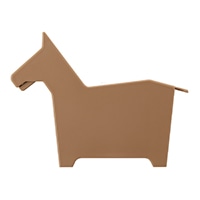 #セキセイ 机上用品 アニマルペンスタンド･ウマ  ブラウン PN-1052-40