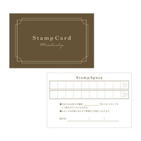 #ササガワ 印章用品小物 スタンプカード 50枚入 ラフィナート 16-4954