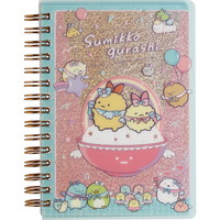 #サンエックス(国内販売のみ） シールノート ＳＰシールノート(S/G) Wスプリング製本 単品袋入り すみっコぐらし SE62801