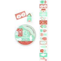 #ビバリー シール ラベラーロールシール･バウム 15design･1000Sheet 北欧 SL-276