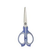#プラス  ハサミ　フィットカット　左手用　青   34-384