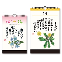 #新日本カレンダー カレンダー 心の花 小籔実英（万年日めくり）   NK8651