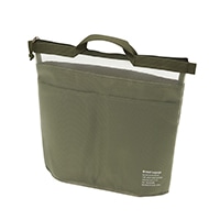 #kleid 収納用品 メッシュキャリーバッグインバッグ  オリーブ 8475-02