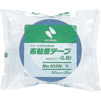 #ニチバン 布粘着テープ ヌノネンチャクテープ 50㎜×25m 青102N4－50