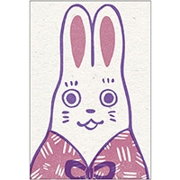 #アクティブコーポレーション カード ポストカード･梅屋  うざぎ M01-PPF-271