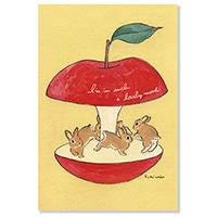 #アクティブコーポレーション カード ポストカード･森山しなこ  りんご M01-PPR-198