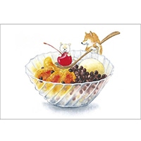 #アクティブコーポレーション カード ポストカード･村田夏佳  あんみつ M01-PPR-212