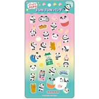 #こどものかお シール アイラブぷくっとシール  FUNFUNパンダ 5180-002