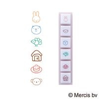 #こどものかお(国内販売のみ） 印章用品 ブルーナポチッと６  たのしいパーティー 2066-005
