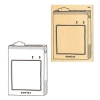 #こどものかお 印章用品 Ｎアイラブスタンプ  コミックス 1540-004