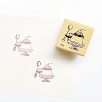 #こどものかお 印章用品 Ｎアイラブスタンプ  パンダプリン 1533-091