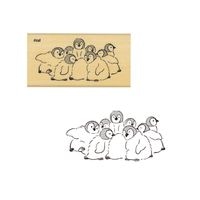 #こどものかお 印章用品 アイラブスタンプ  ペンギン 1535-044
