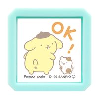 #こどものかお(国内販売のみ） 印章用品 サンリオ浸透印  ポムポムプリン･OK 2416-003