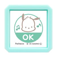 #こどものかお(国内販売のみ） 印章用品 サンリオ浸透印  ポチャッコ･OK 2416-006
