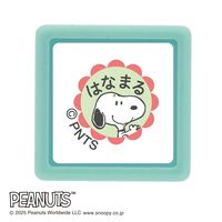 #こどものかお(国内販売のみ） 印章用品 スヌーピーミニポンスタンプ  はなまる（花枠） 2219-007