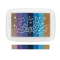 #こどものかお 印章用品 グラデーションインクＬ  キラキラペガサス 4168-003