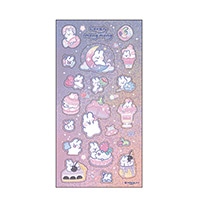 #funbox(国内販売のみ） シール ホログラムシール  パープル 25000801