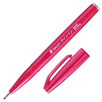 #ぺんてる 水性ペン・筆ペン 筆タッチサインペン  バーガンディ SES15C-B2