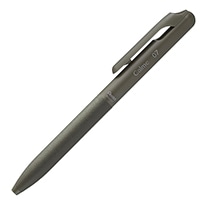 #ぺんてる 油性ボールペン Calme単色 0.7mm カーキ軸 黒 BXA107D-A