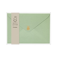 【マルアイ】(国内販売のみ) (国内販売のみ) 封筒 ミッフィレター 洋2 グリーン ﾖ-MY1G