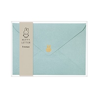 【マルアイ】(国内販売のみ) (国内販売のみ) 封筒 ミッフィレター 洋2 ブルー ﾖ-MY1B