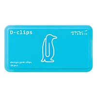 【ミドリ】 クリップ ディークリップス  ペンギン柄A  43392