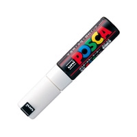 #三菱鉛筆（国内販売のみ）水性ペン ポスカ 太字 白  PC8K-1
