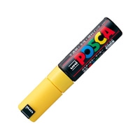#三菱鉛筆（国内販売のみ） 水性ペン ポスカ 太字 黄  PC8K-2