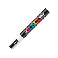#三菱鉛筆（国内販売のみ）水性ペン ポスカ 中字 白  PC5M-1