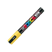 #三菱鉛筆（国内販売のみ）水性ペン ポスカ 中字 黄  PC5M-2
