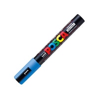 11月_#三菱鉛筆（国内販売のみ） 水性ペン ポスカ 中字 スカイブルー  PC5M-48