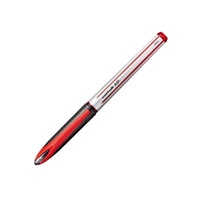 【三菱鉛筆】(国内販売のみ)水性ボールペン ユニボールエアキャップ式･直液式 0.7mm 赤  UBA20107-15