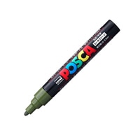 #三菱鉛筆（国内販売のみ） 水性ペン ポスカ 中字 カーキグリーン  PC5M-7