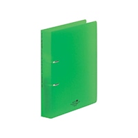 #リヒトラブ Ｄ型リングファイル ツイストリング AQUA DROPs ６黄緑 Ａ４・Ｓ型 ２穴  F5021-6